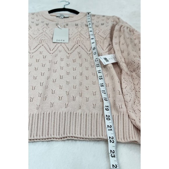 NWT Joie Women's Size S PHILLIPA Pointelle Knit Sweater MSRP $248 - Picture 7 of 12